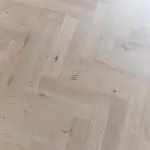 Riviera 14/3 x 125mm Pale Invisible Oak Herringbone Engineered Wood Flooring