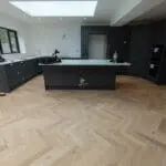 Riviera 14/3 x 90mm Pale Invisible Oak Herringbone Engineered Wood Flooring