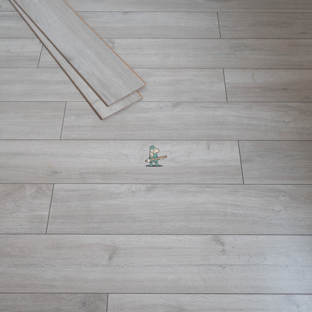 Home Classic 8mm Feather Grey Oak 4V Laminate Flooring