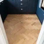 Cambridge Ashdown Oak 10/3 x 80mm Natural Brushed Oiled Herringbone Engineered Wood Flooring