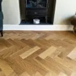 Cambridge Burnham Oak 10/3 x 80mm Golden Brushed Oiled Herringbone Engineered Wood Flooring (CMHB1003)