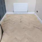 Invisible Smooth Oiled Oak Herringbone Wood Flooring