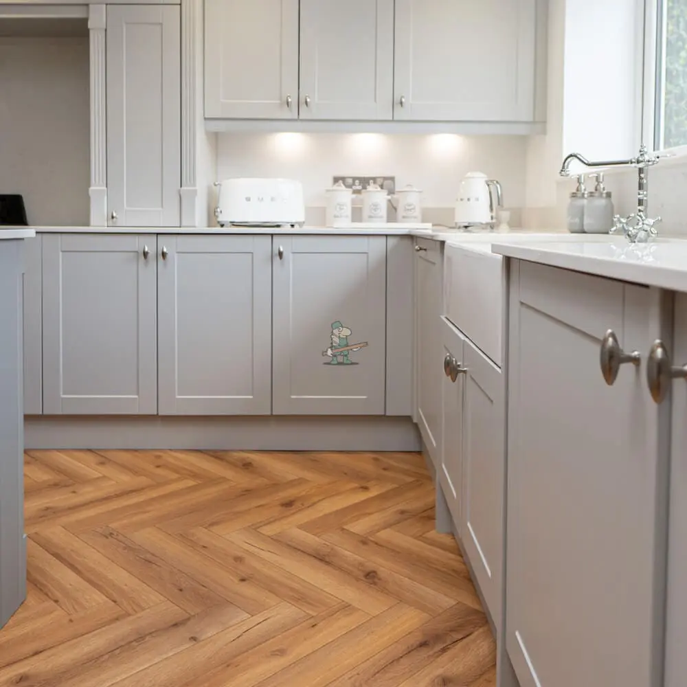 Craft 12mm Regency Oak Herringbone AC5 Laminate Flooring
