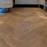 Golden Wheat Oak Herringbone Engineered Wood Flooring
