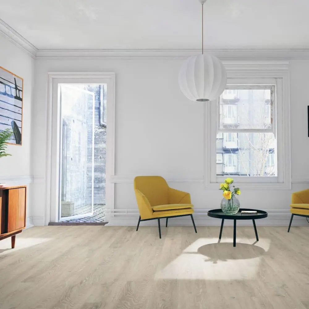 Home Classic 8mm Weathered White Oak 4V Laminate Flooring