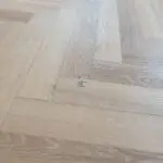 Smoked Limed Oak Luxury Vinyl Herringbone Floor