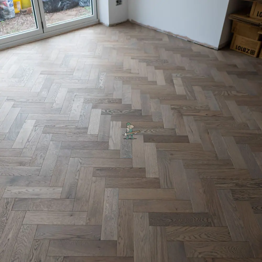 Dolcevita 14/3 x 90mm Antartica Oak Herringbone Engineered Flooring