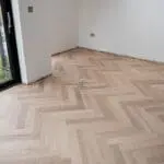 Smoked Limed Oak SPC Herringbone