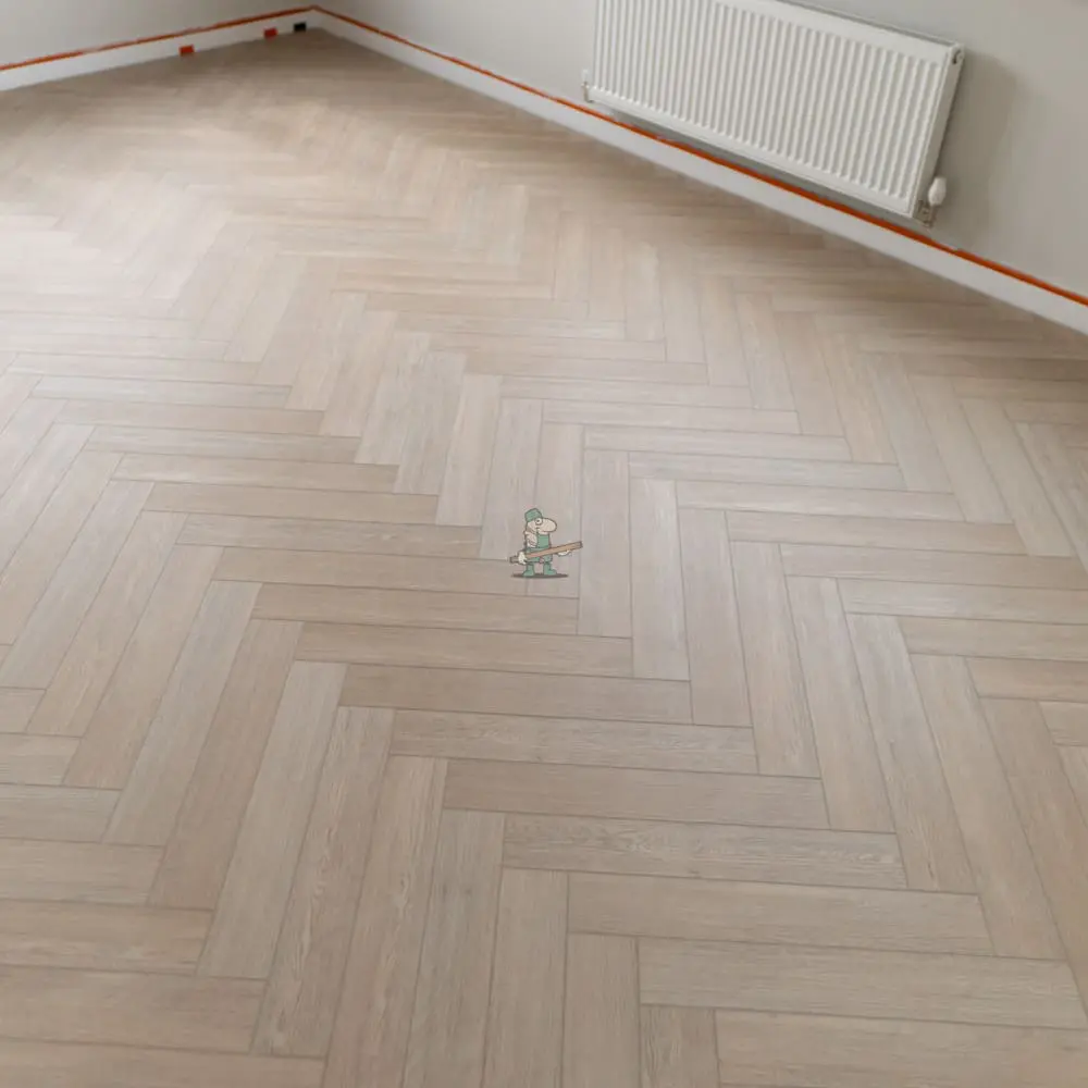 Pro Herringbone Sandstorm 5mm Oak Luxury Vinyl Click Flooring