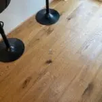 Medium Oak Herringbone Engineered Flooring in Living Room