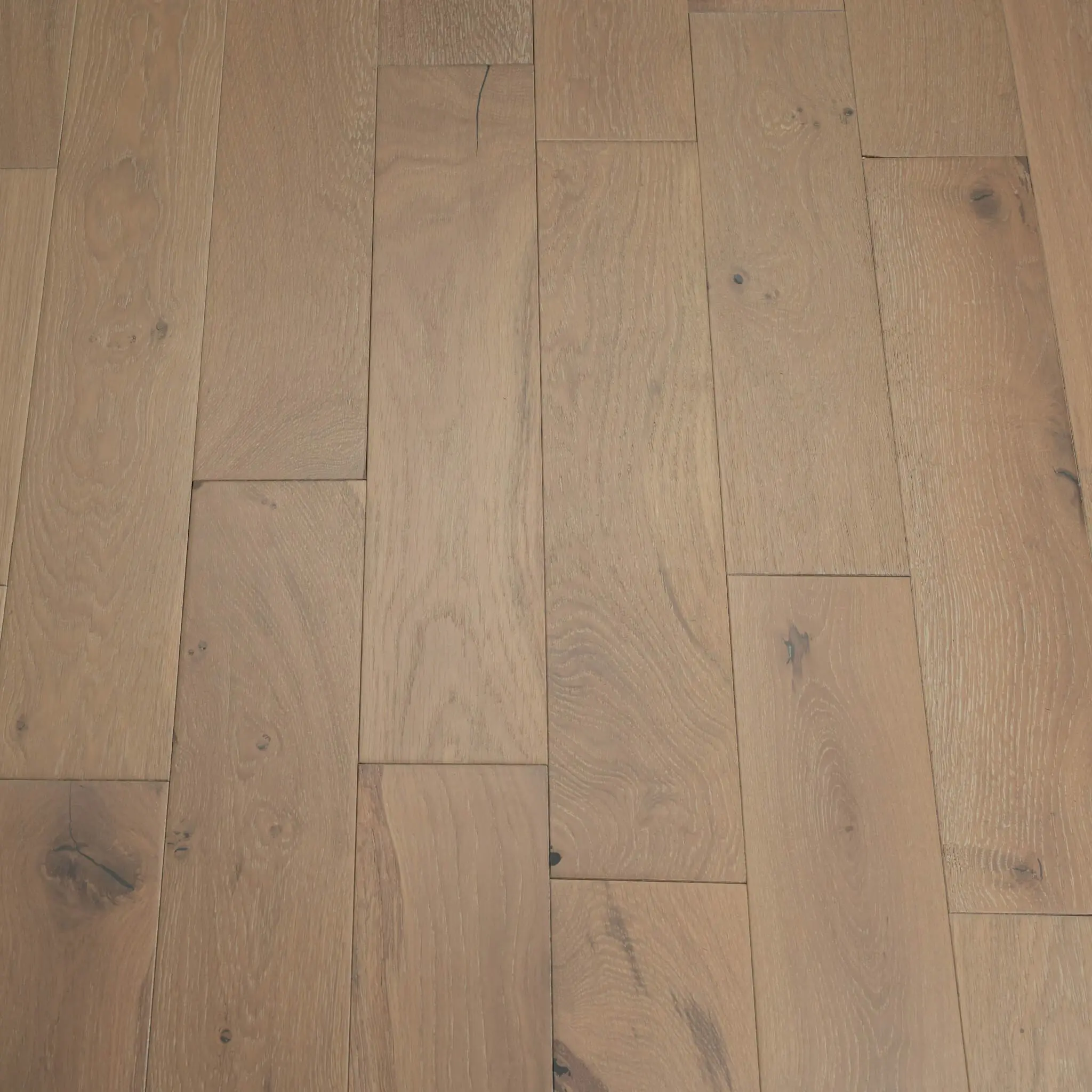 Nevada 14/3 x 125mm Washed White Oak Engineered Wood Flooring
