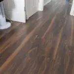 Dark Walnut Laminate Flooring in Hallway