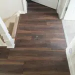 Dark Walnut Laminate Flooring in Hallway