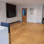 Riviera Click 14/3 x 150mm Caramel Oak Herringbone Engineered Wood Flooring