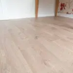 Natural Oak Laminate Flooring in Living Room