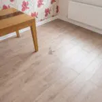 Natural Oak Laminate Flooring in Living Room