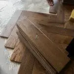 Berlin 14/3 x 90mm Deep Smoked Oak Herringbone Engineered Wood Flooring