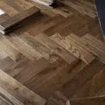 Berlin 14/3 x 90mm Deep Smoked Oak Herringbone Engineered Wood Flooring