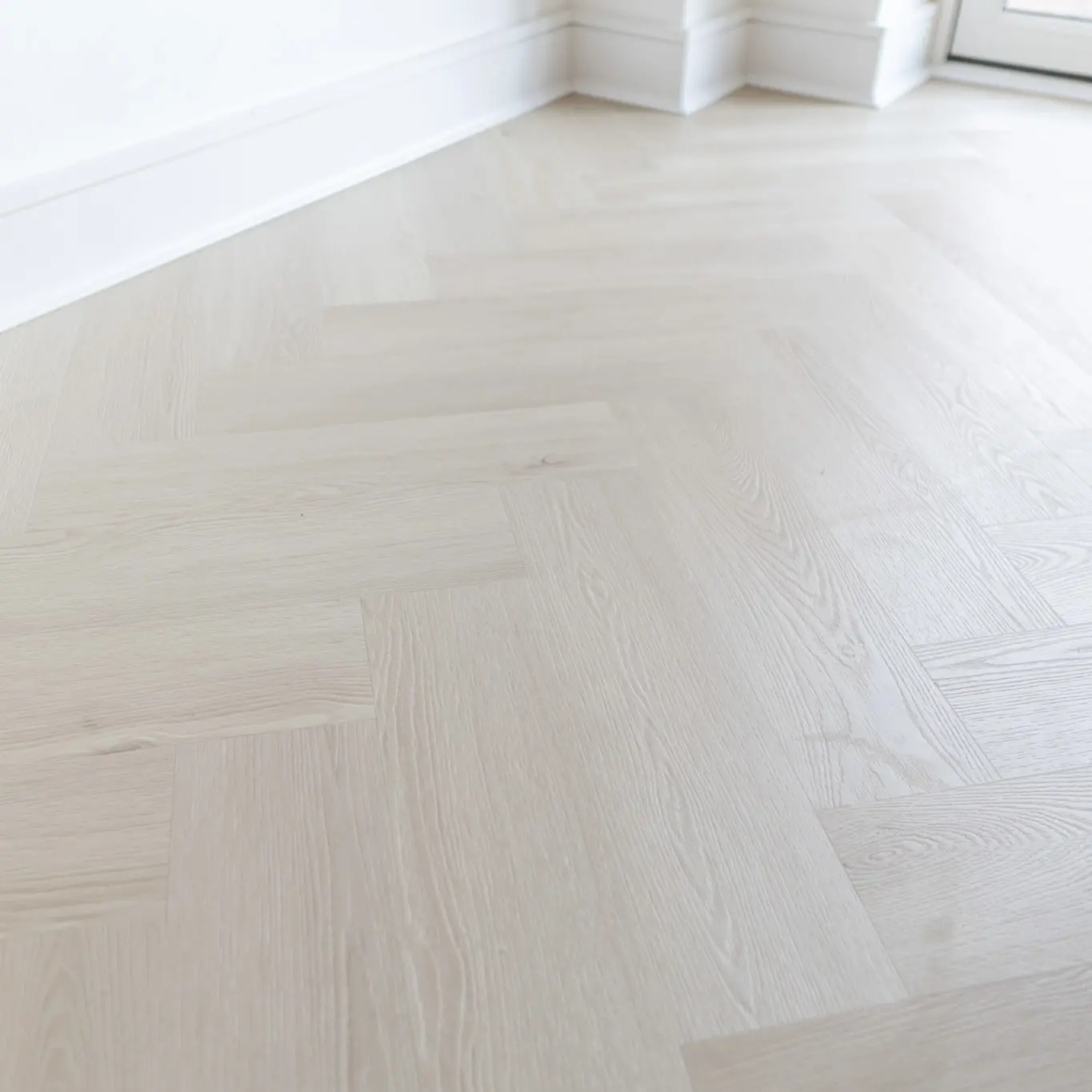 Icona Herringbone 6.5mm Dutch White Luxury Vinyl Click Flooring