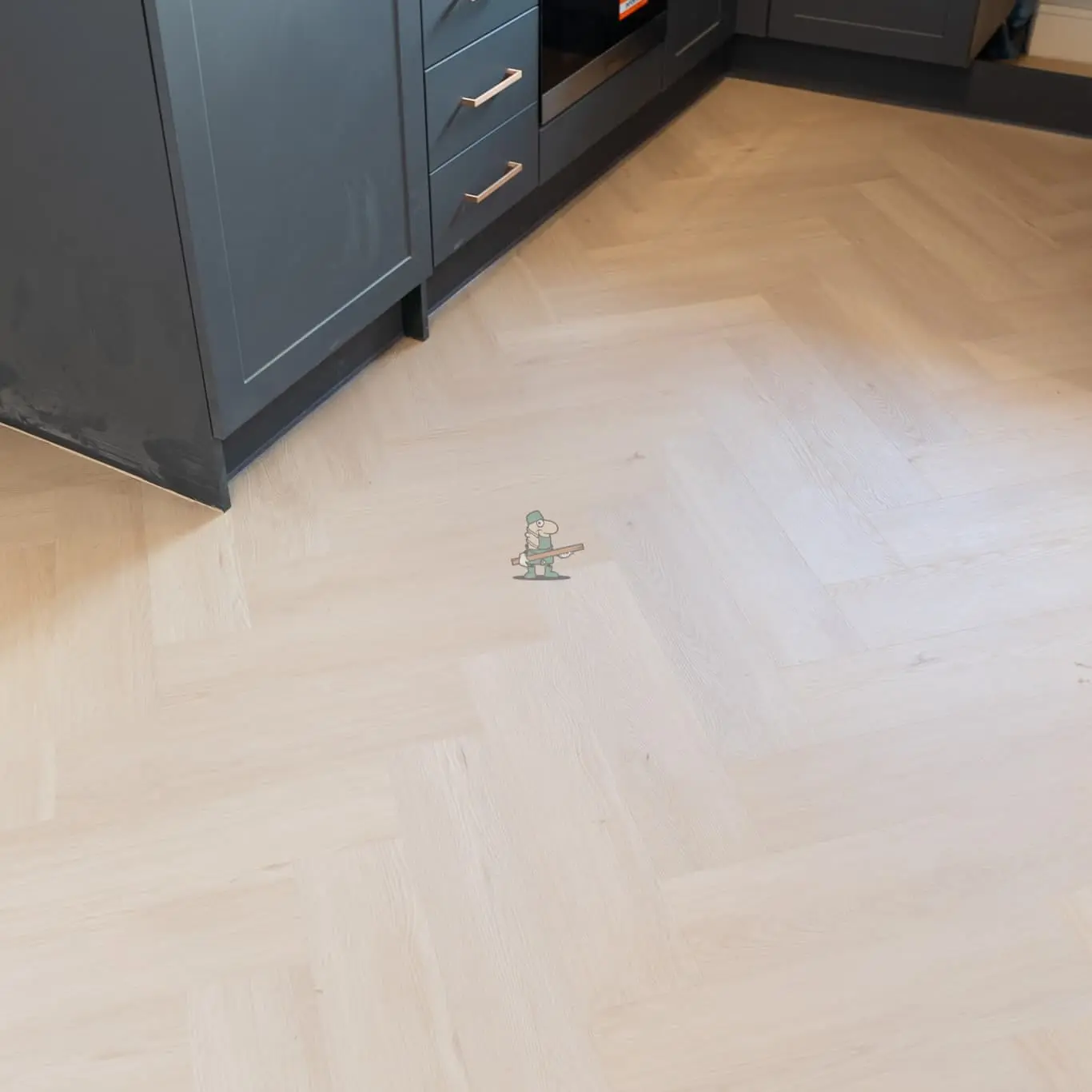 Icona Herringbone 6.5mm Dutch White Luxury Vinyl Click Flooring