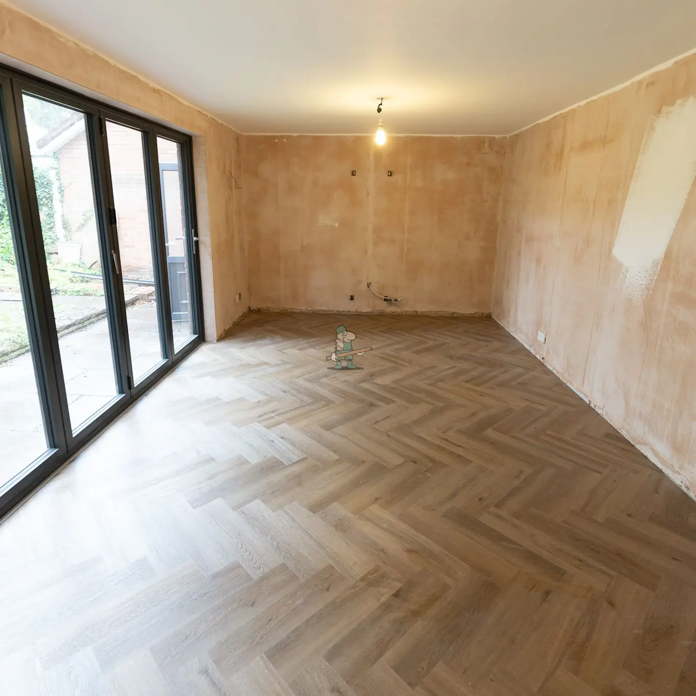 Icona Herringbone 6.5mm Noble Oak Luxury Vinyl Click Flooring
