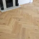 Riviera 14/3 x 125mm Natural Oak Herringbone Engineered Wood Flooring