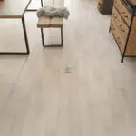 White Oak Engineered Wood Flooring with a white tone, featuring a wood grain texture and UV oiled finish