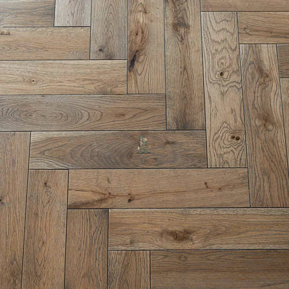 Cambridge 20/5 x 70mm Worn Antique Oak Herringbone Engineered Wood Flooring
