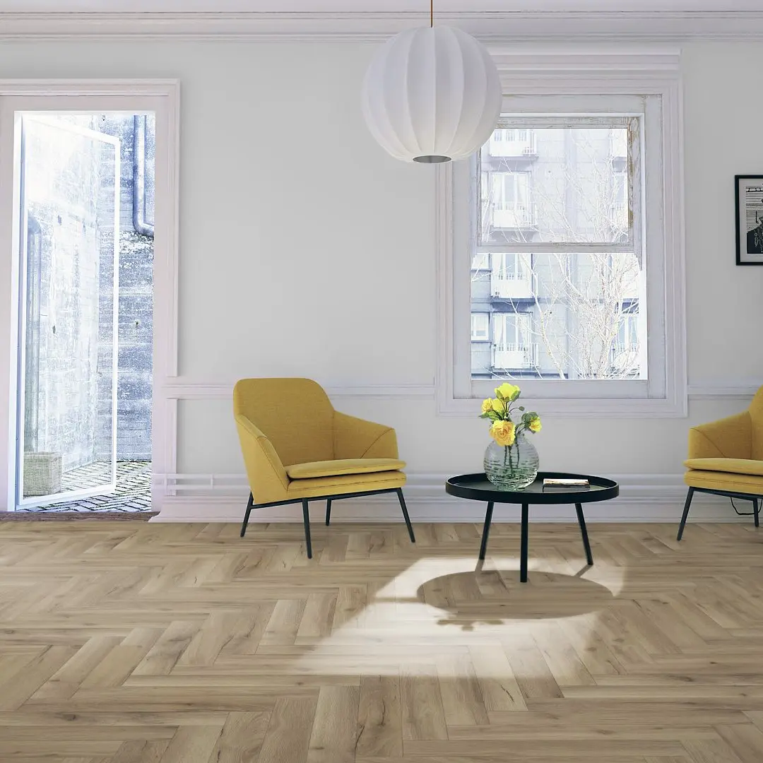 FHL013 Albany Oak Herringbone Laminate Flooring