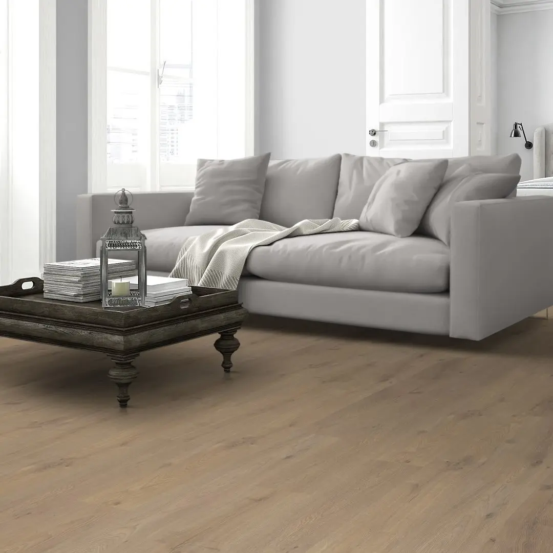 Light Brown Oak 12mm Classic Laminate Flooring