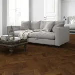 Espresso Oak Heritage Herringbone Engineered Wood Flooring