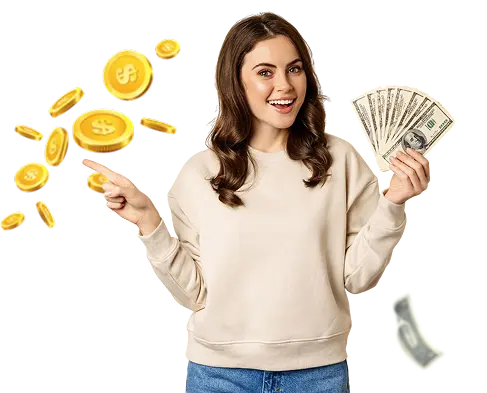 Person with money