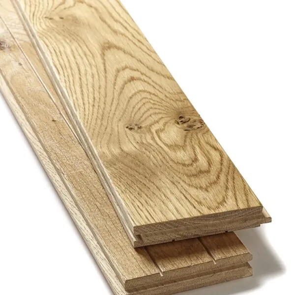 Alabama 90mm Classic Natural Lacquered Oak Solid Wood Flooring