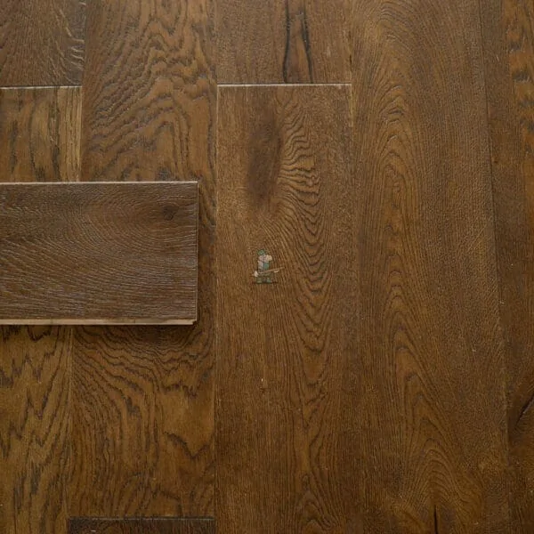 New York 14/3 x 190mm Antique Brown Oak Distressed Premium Engineered Wood Flooring