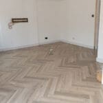 Greige Oak Herringbone