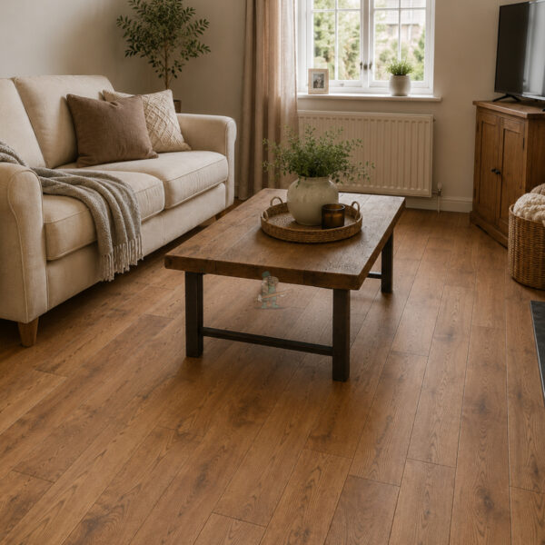 Alabama 125mm Golden Oak Oiled Hand Scraped Solid Wood Flooring