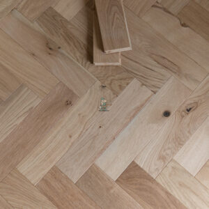 Riviera 18/4 x 90mm Pale Invisible Oak Herringbone Engineered Wood Flooring