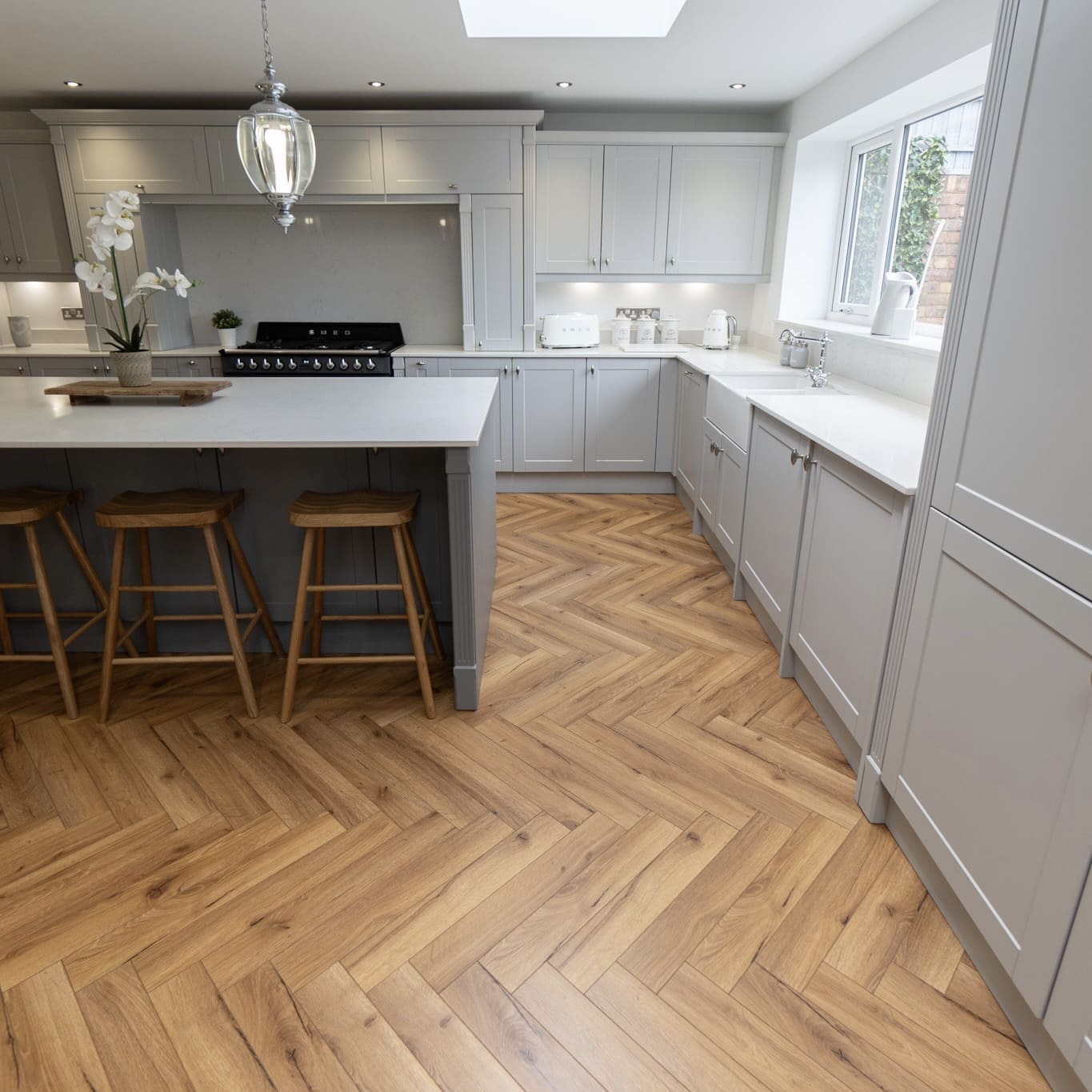 Craft 12mm Helsinki Herringbone AC5 Laminate Flooring