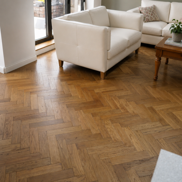 Cambridge 20/6 x 80mm Sunridge Oak Herringbone Engineered Wood Flooring