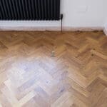 Cambridge Burnham Oak 10/3 x 80mm Golden Brushed Oiled Herringbone Engineered Wood Flooring