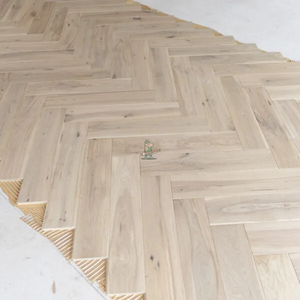 Cambridge 15/4 x 125mm Barewood Oak Herringbone Engineered Wood Flooring