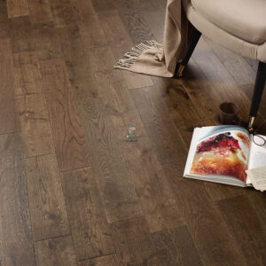 Special 18/5 x 125mm Smoked Brushed & Lacquered Engineered Wood Flooring