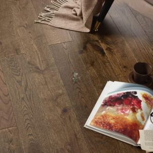 Special 18/5 x 125mm Smoked Brushed & Lacquered Engineered Wood Flooring