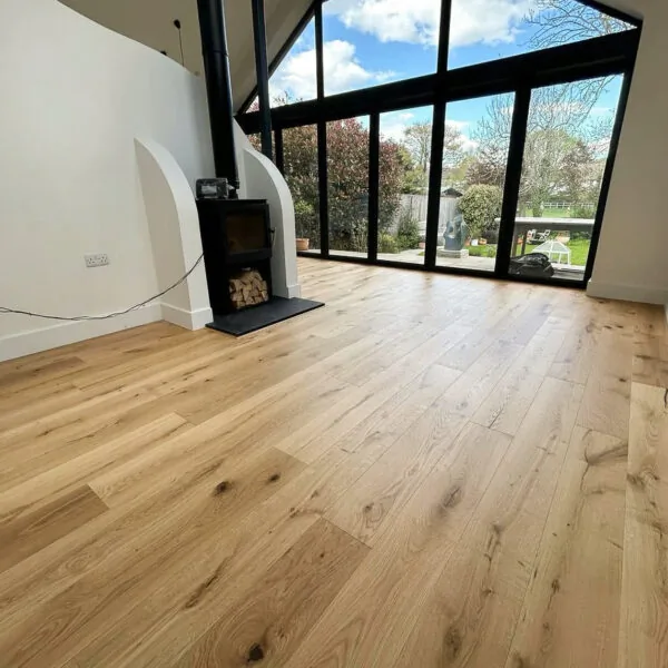 Nature 14/3 x 150mm Natural Brushed Oiled Oak Engineered Wood Flooring