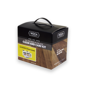 WOCA Clean & Care Maintenance Kit - Lacquered Wood Flooring