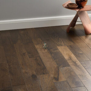 Special 14/3 x 110mm Coffee Brushed & Lacquered Engineered Wood Flooring