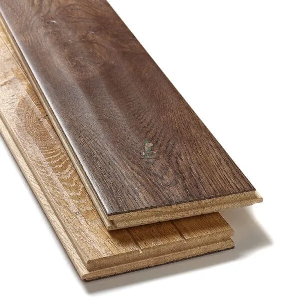 Alabama 125mm Coffee Oak Hand Scraped Solid Wood Flooring