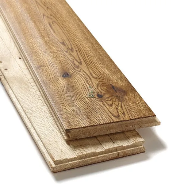 Alabama 125mm Golden Oak Hand Scraped Solid Wood Flooring
