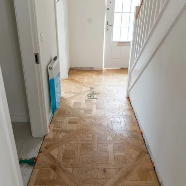 Nevada 20/4 Brushed Natural Oak Engineered Versailles Panel Wood Flooring