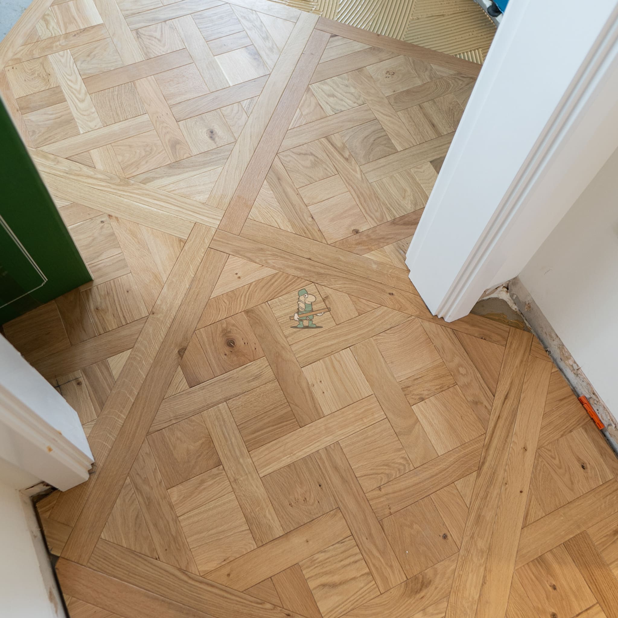Nevada 20mm Brushed Natural Oak Engineered Versaille Panel Wood Flooring